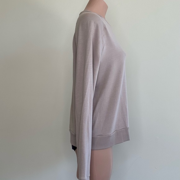 Beyond Yoga Raglan Crew Fleece Pullover in Chai - Picture 14 of 14